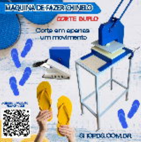 Máquina De Fazer Chinelo Corte Duplo - Shopbs Máquinas